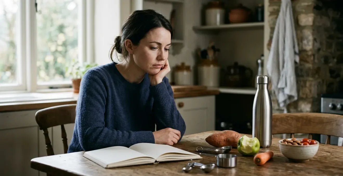 Conceptual representation of the challenges of self-directed dieting without professional guidance